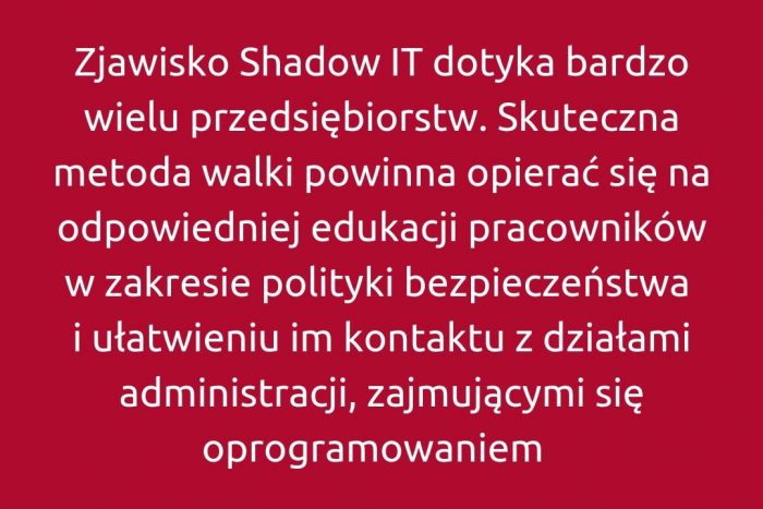 CyberForces Shadow IT jak skutecznie z nim walczyć