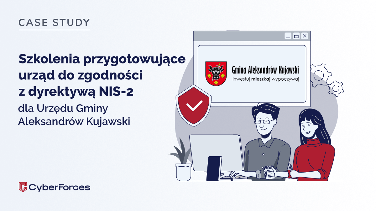 Szkolenia przygotowujące Urząd Gminy do&nbsp;zgodności z&nbsp;dyrektywą NIS-2