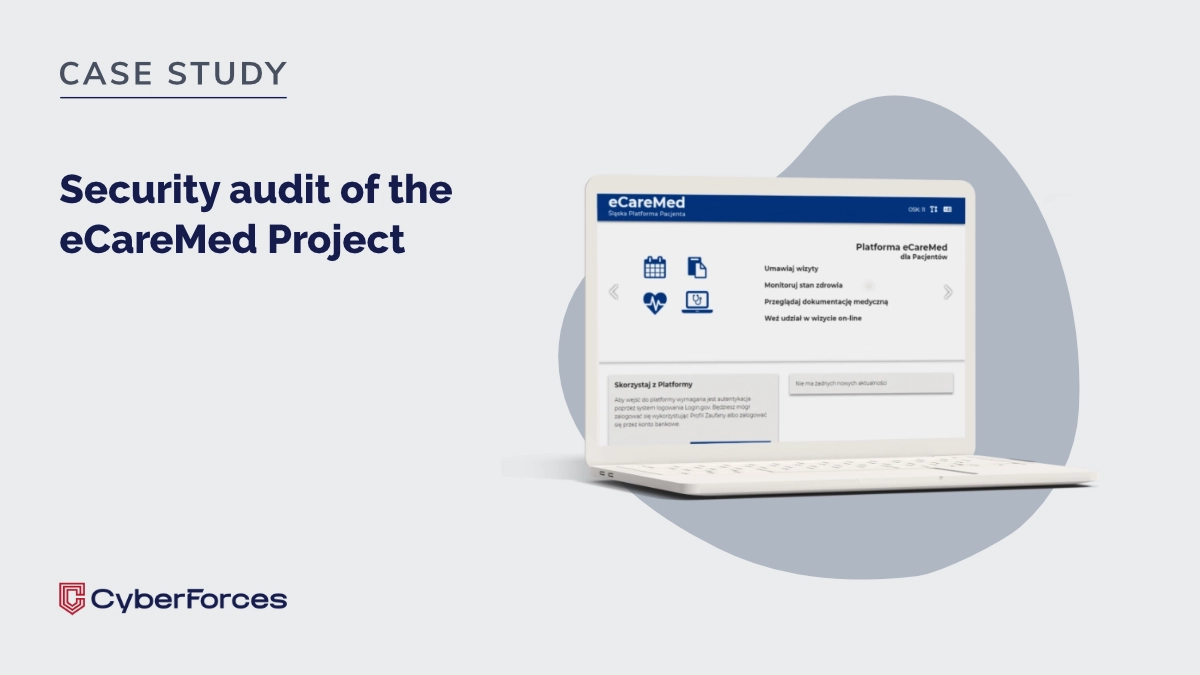 Security audit of the eCareMed Project